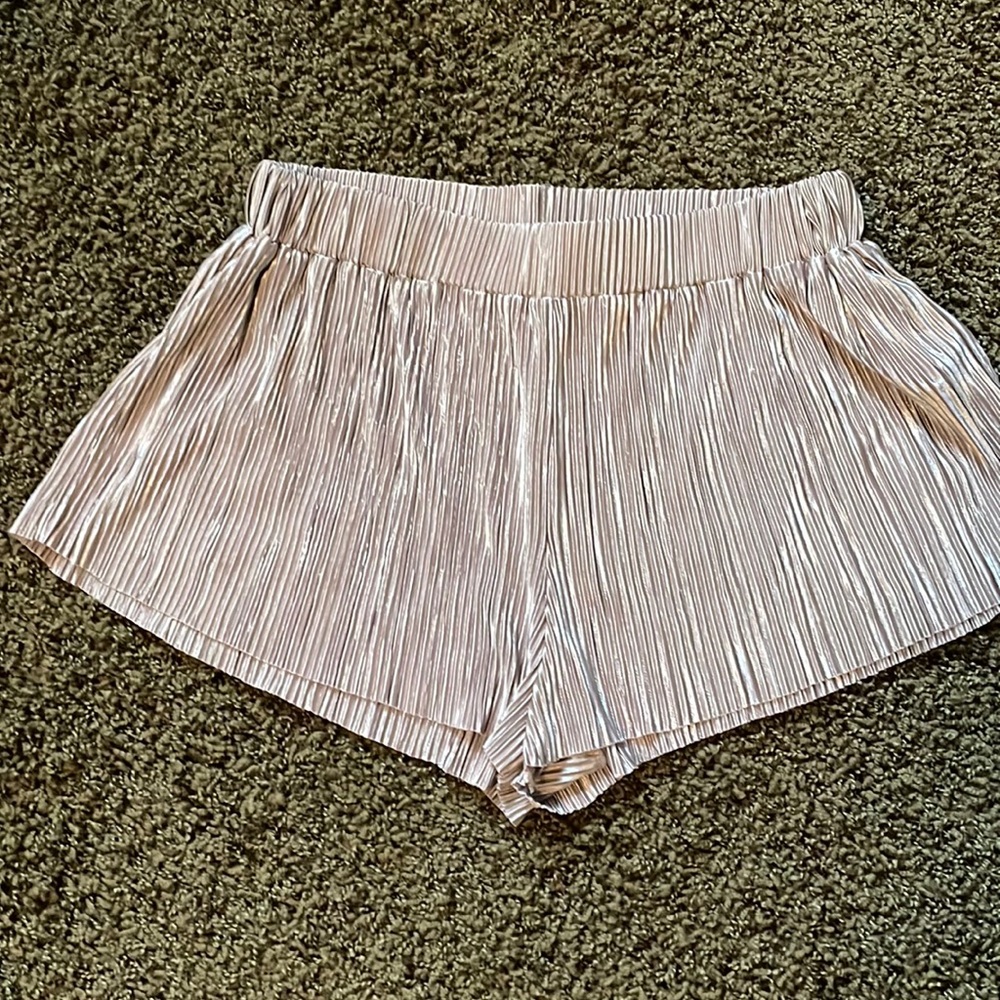Shimmery shorts